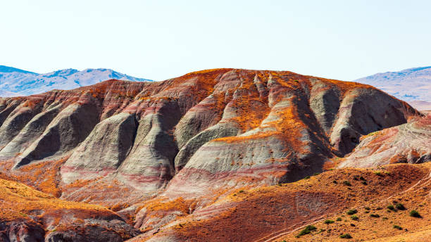 Amazing beautiful  red mountains landscape