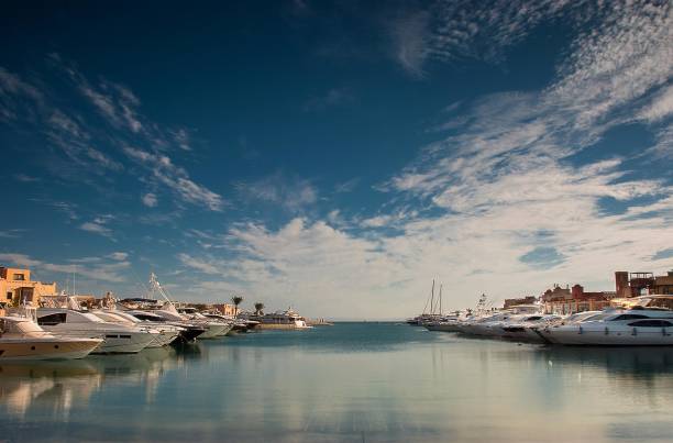 Abu Tig Marina in El Gouna, Egypt