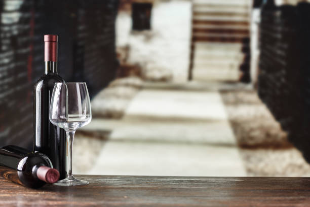 istock red wine in glasses in the cellar, wine tasting 1163108854