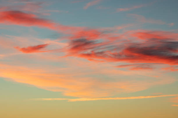 istock Beautiful vivid color sunset clouds after sunset 1163111128
