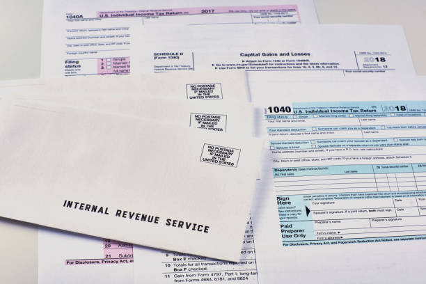 istock Tax reporting and tax messages 1163111620