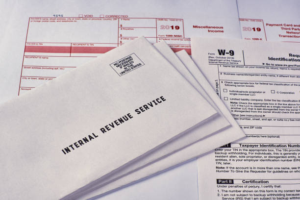 istock Tax reporting and tax messages 1163112483
