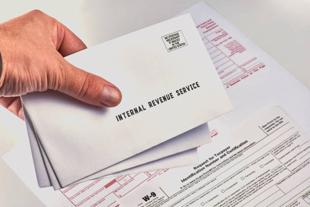 istock Tax reporting and tax messages 1163112574