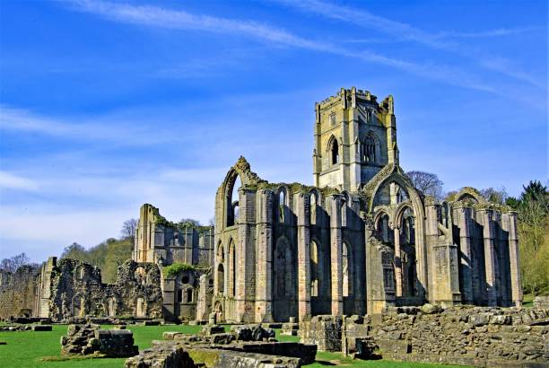 istock Fountains Abbey 2, North Yorkshire, England 1163114829