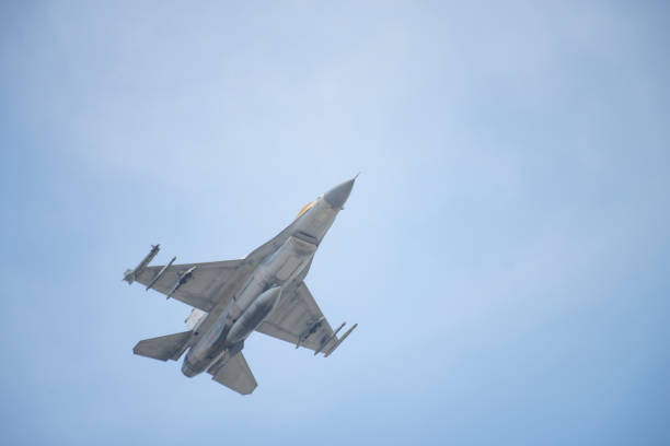 istock The fighter plane is running up. 1163115504
