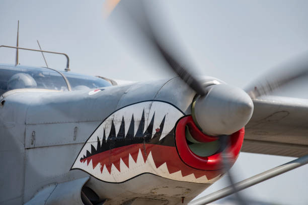 istock Light aircraft Pilatus PC-6 1163115539