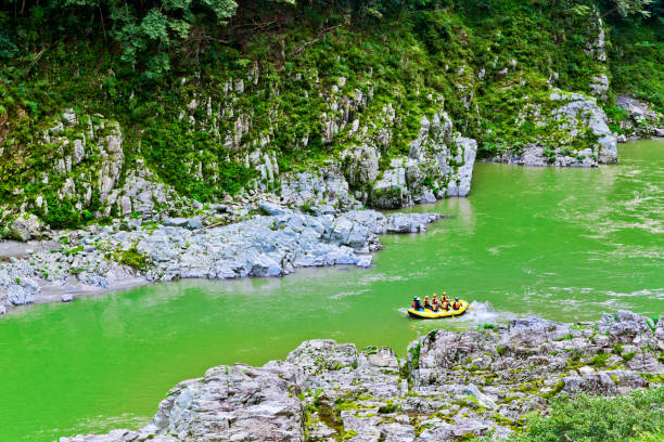 Family, Summer, Iya Valley, Japan, Tokushima Prefecture