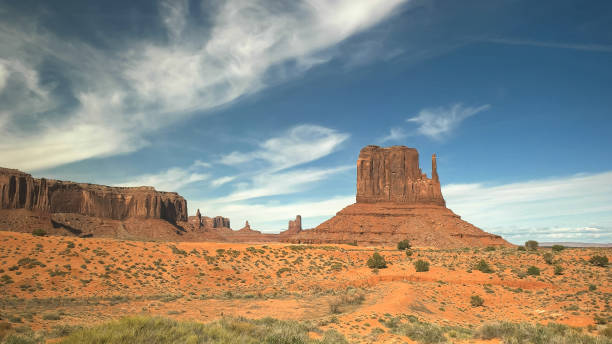 istock west mitten and sentinel mesa at monument valley 1163118953
