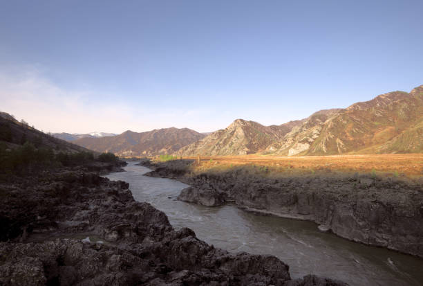 istock Oroktoyski the rapids on the river Katun 2 1163122028