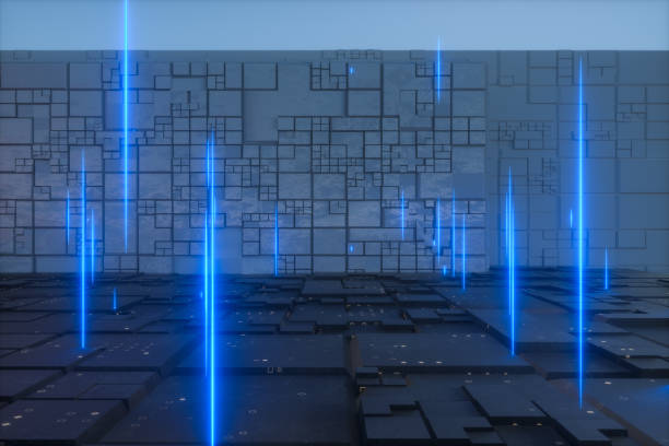 istock The dark mysterious abandoned room, fantasy scene, 3d rendering. 1163123074