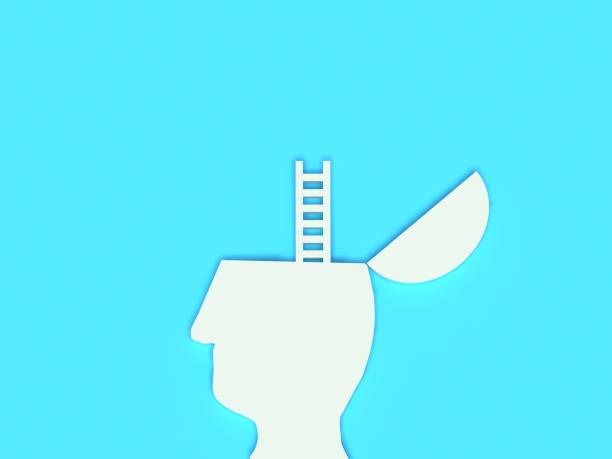 istock Minimalist Illustration with Thinking, Growth and Success Concept 1163130455