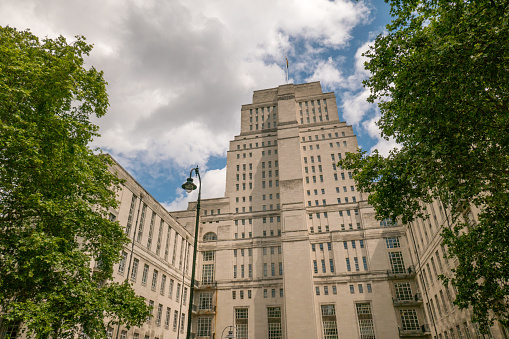 Senate House is the administrative centre of the University of London, situated in the heart of Bloomsbury, London. The Art Deco building was constructed between 1932 and 1937.