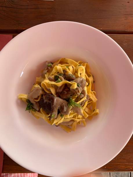 istock Tagliatelle with porcini mushrooms 1163162824