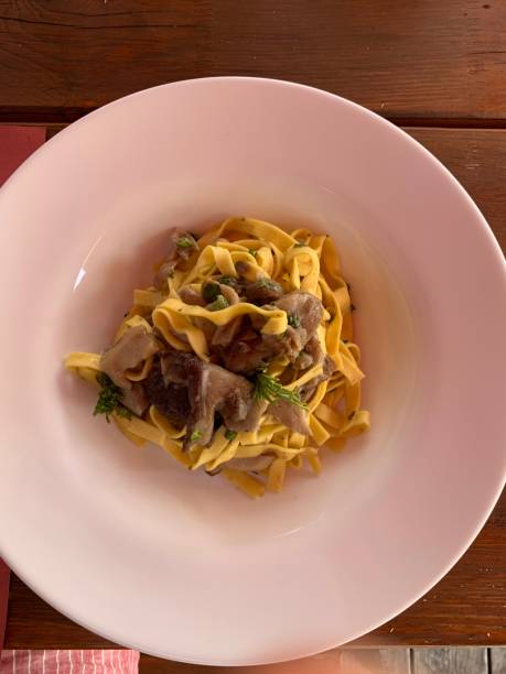 istock Tagliatelle with porcini mushrooms 1163162829