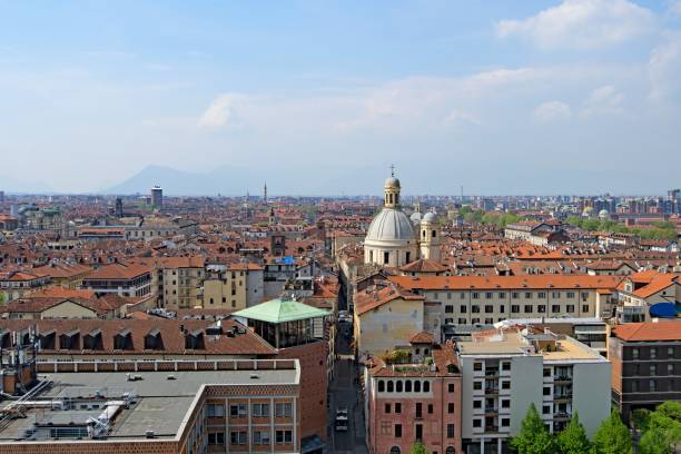 istock Aerial view of Turin Rooftops 6 1163163008