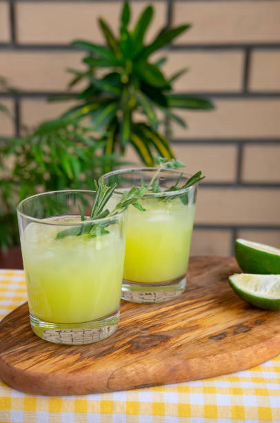 istock Fresh Cocktail With Rosemary And Melting Ice 1163164433