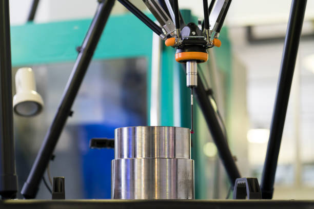 istock operator inspection automotive parts by CMM 1163170343