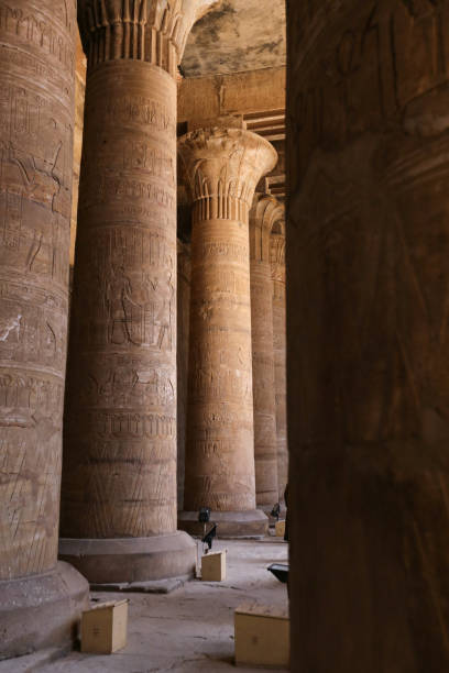 istock Columns in Edfu Temple, Edfu, Egypt 1163171760