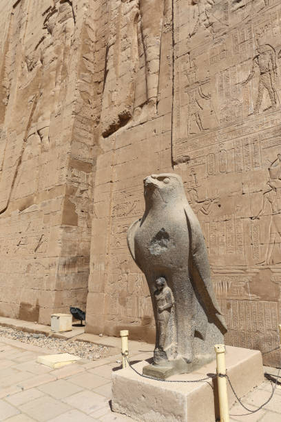 istock Horus Statue in Edfu Temple, Edfu, Egypt 1163171771