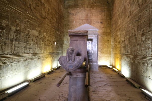 istock Inside of Edfu Temple in Edfu, Egypt 1163171791