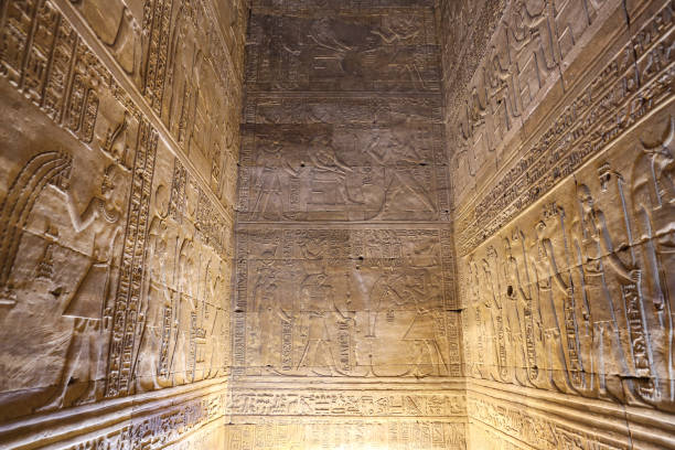 istock Inside of Edfu Temple in Edfu, Egypt 1163171794