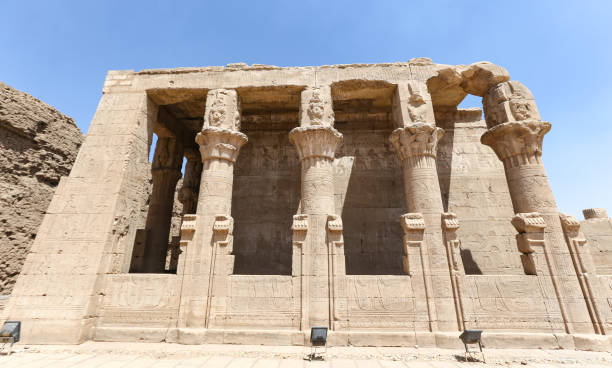 istock Building in Edfu Temple, Edfu, Egypt 1163171843