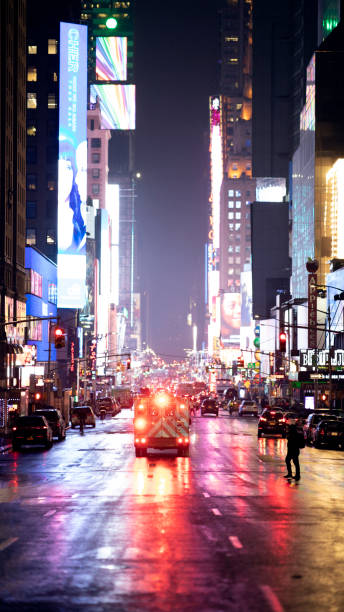 istock Ambulance in Times Square 1163187209