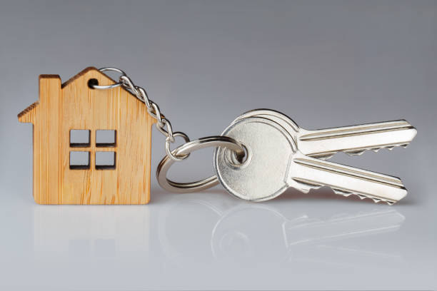 istock House keys with a house shaped keychain 1163188722