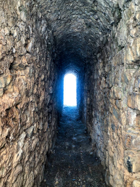 istock Window in the old fortress. 1163192793