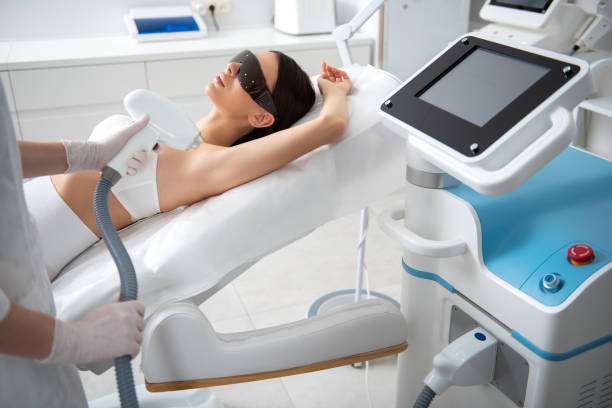 istock Ready to use laser hair removal device 1163194248
