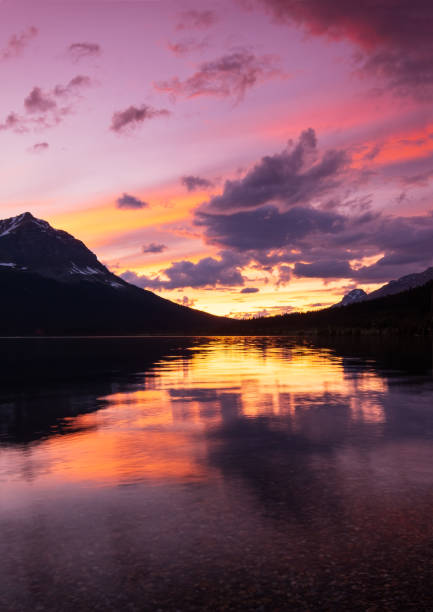 istock Sunset Bow Lake, Banff National Park, Alberta Canada. 1163205994