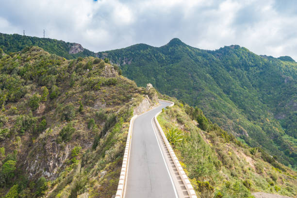 istock sinuous road of anaga valley, tenerife 1163206875