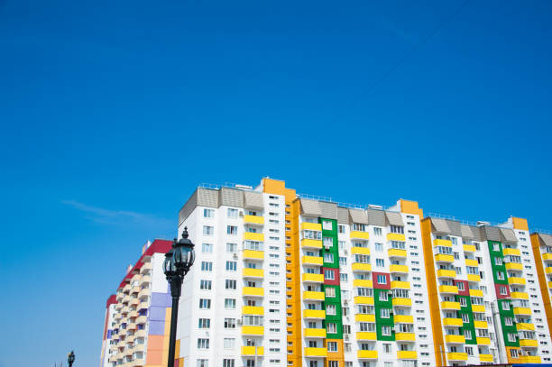 istock Brand new apartment building 1163215183
