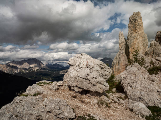 istock Dolomites mountains at Cinque Torri Italy 1163220409