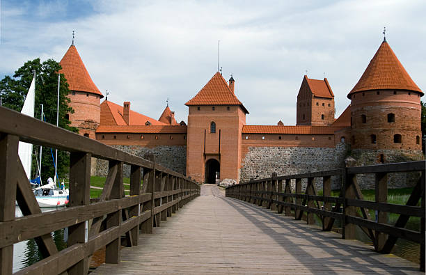 Trakai Castle stock photo