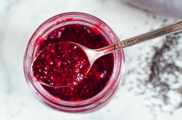 istock Homemade chia seeds jam 1163242160