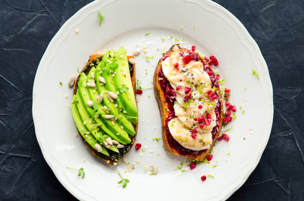 istock Healthy sandwich for breakfast, snack or lunch 1163242228