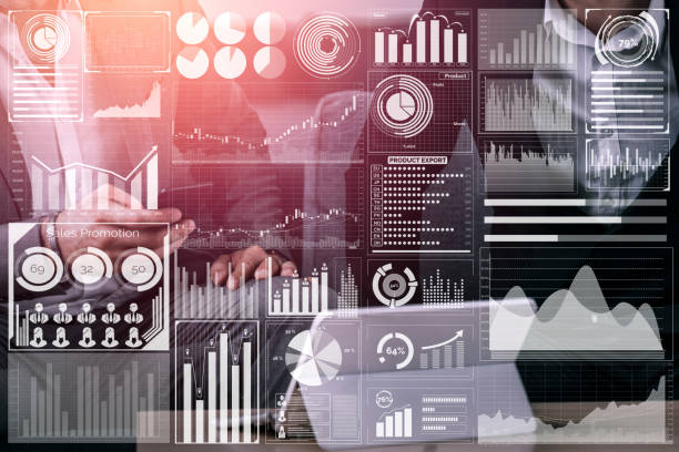 istock Big Data Technology for Business Finance Concept. 1163243519