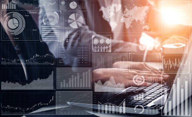 istock Big Data Technology for Business Finance Concept. 1163243700