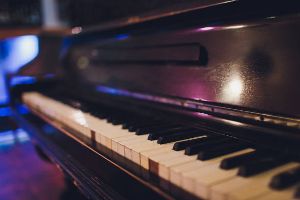 istock grand piano on the stage before the performance. 1163244271