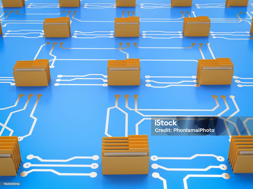 Concepto De Archivo De Almacenamiento De Datos Foto stock y más banco de imágenes de Datos - Carpeta de Organización - iStock
