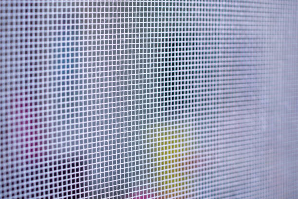 istock mosquito net wire screen close up on house window protection against insect 1163245540