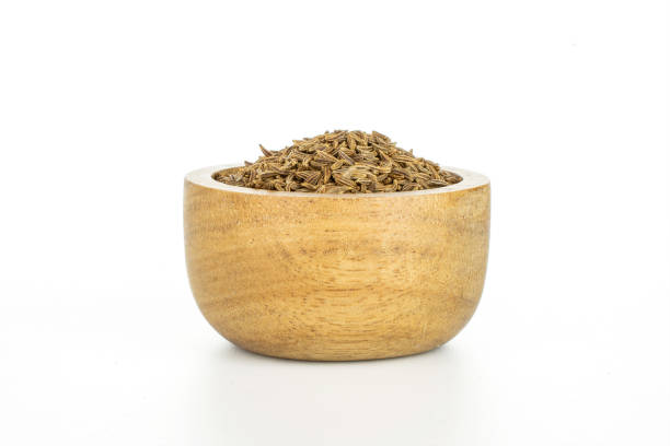 istock Dry caraway fruit isolated on white 1163255764