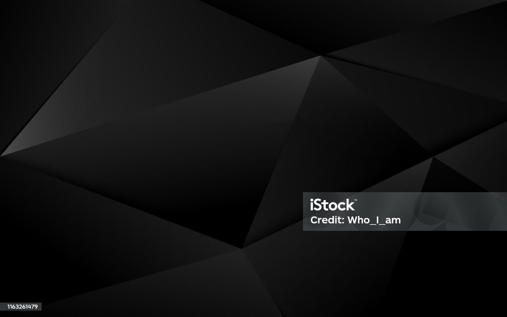 Abstract black 3d chaotic polygonal surface background. Illustration vector Backgrounds stock vector Abstract black 3d chaotic polygonal surface background. Illustration vector Backgrounds stock vector