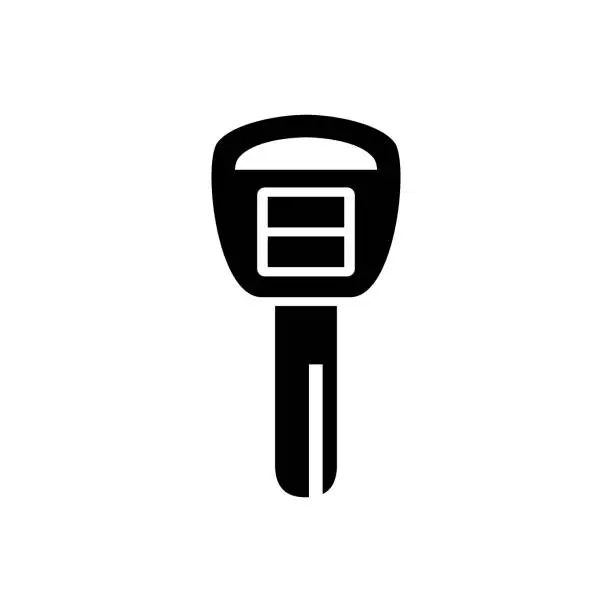 Vector illustration of Car key Icon