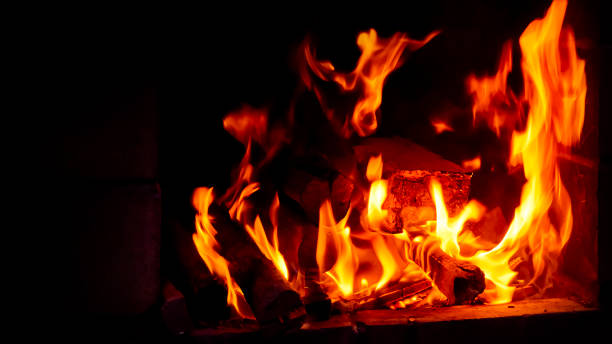 istock Hot coal with lights, preparation for cooking kebabs, barbecue. 1163282598
