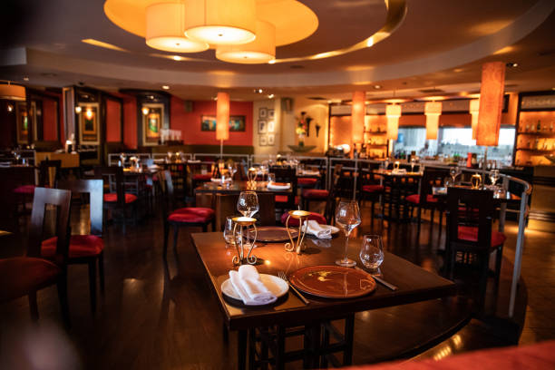 istock Very stylish indian gourmet restaurant 1163284610