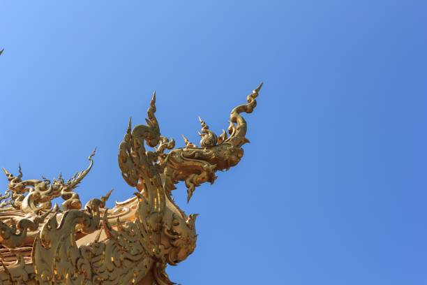 istock Animal sculptures in fiction in Thai temples 1163286881