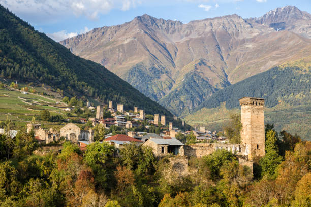 istock Mestia, Georgia 1163288283