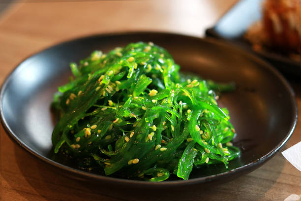 istock Chuka Wakame served in Japanese restaurant 1163293887